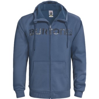 Burton Bonded Hooded Sweatshirt - Full Zip (For Men) in Team Blue