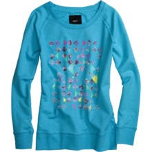 Burton Custom Marchant Sweatshirt - Crew Neck (For Women) in Avatar - Closeouts