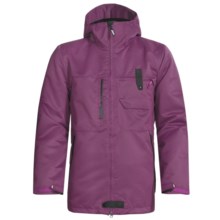Burton Freemont Jacket - Waterproof, Insulated (For Men) in Vivid Violet Carbon Weave - Closeouts