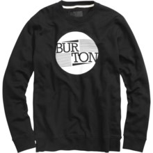 Burton Gamma Crew Sweatshirt (For Men) in True Black - Closeouts