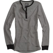 Burton Henley Shirt - Long Sleeve (For Women) in True Black - Closeouts