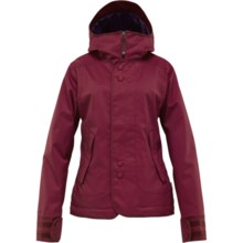 Burton Jet Set Jacket (For Women) in Garnet - Closeouts