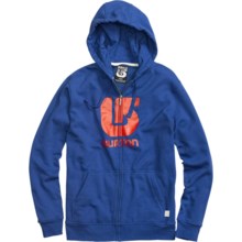 Burton Logo Vertical Hoodie Sweatshirt (For Men) in Royal - Closeouts