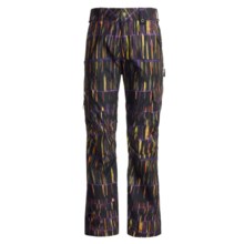 Burton Lucky Snow Pants - Waterproof (For Women) in Grunge Art Print - Closeouts