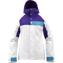 Burton Method Jacket - Insulated (For Women) in Bright White Colrblk - Closeouts
