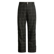 Burton Mighty Snowboard Pants - Waterproof (For Women) in True Black Plaid - Closeouts