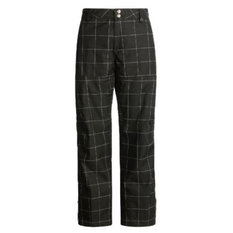 Burton Mighty Snowboard Pants - Waterproof (For Women) in True Black Plaid