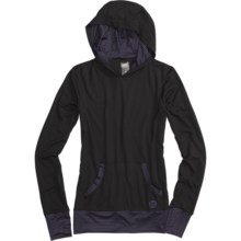 Burton Player Hooded Pullover - Long Sleeve (For Women) in True Black - Closeouts