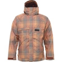 Burton Poacher Jacket - Insulated (For Men) in Bitters Gingham - Closeouts