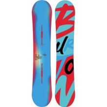 Burton Process Flying V Snowboard in 159 Graphic W/Turquoise/Red Bottom - Closeouts