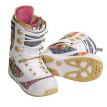 Burton Sapphire Snowboard Boots (For Women) in Patchwork White - Closeouts