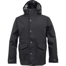Burton Sentry Jacket - Waterproof (For Men) in True Black - Closeouts