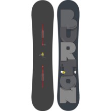 Burton Super Hero Snowboard - Wide in 151 Graphic/Yellow Accent - Closeouts