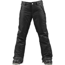Burton Sweettart Snowboard Pants - Insulated (For Girls) in True Black - Closeouts