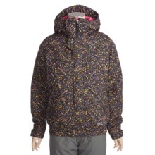 Burton Tabloid Jacket - Insulated (For Women) in True Black Liberty Dot Print - Closeouts