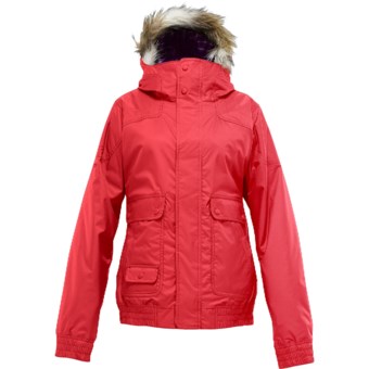Burton Tabloid Jacket - Insulated, Fur-Trimmed Hood (For Women) in Fox Hunt