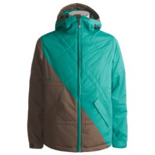 Burton The White Collection Puffaluffagus Jacket - Insulated (For Men) in Havana/Prism - Closeouts