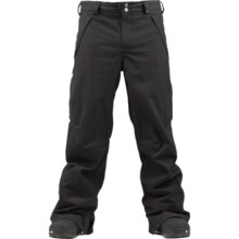 Burton Vent Snowboard Pants (For Big Men) in True Black Hndstooth - Closeouts