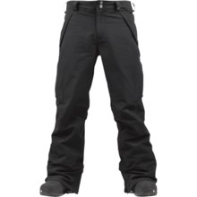 Burton Vent Snowboard Pants - Waterproof (For Men) in True Black - Closeouts