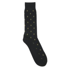 Byford® Anchors Away Socks - Pima Cotton (For Men) in Black - Closeouts