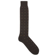 Byford® Deco Square Socks - Merino Wool Blend (For Men) in Brown - Closeouts