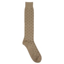 Byford® Foulard Socks - Pima Cotton Blend (For Men) in Khaki - Closeouts