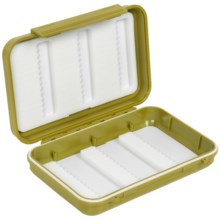 C & F Design 2533 Waterproof Fly Box - 6 Row, Medium in Green Tea - Closeouts