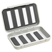 C & F Design 2544 Waterproof Fly Box - 8 Row, Medium in Off White - Closeouts
