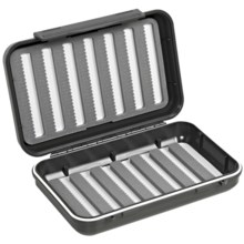 C & F Design 2577 Waterproof Fly Box - 14 Row, Medium in Dark Grey - Closeouts