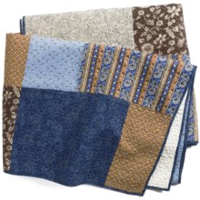 C & F Enterprises Azure Patchwork Quilt - King in Azure - Closeouts