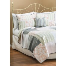 C & F Enterprises Coastal Grey Patchwork Quilt - Full-Queen in Coastal Grey - Closeouts