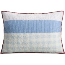 C & F Enterprises Emma Patchwork Stripe Pillow Sham - Standard in Emma - Closeouts