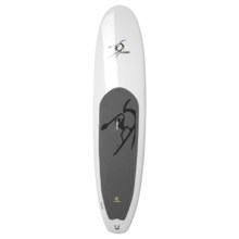 C4 Waterman Wide Glide Pohaku Epoxy Stand-Up Paddle Board - 10’6” in White - 2nds