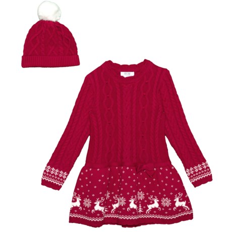 toddler red sweater dress