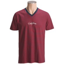 Calida Be My Teddybear T-Shirt - V-Neck, Short Sleeve (For Men) in Chinese Red - Closeouts