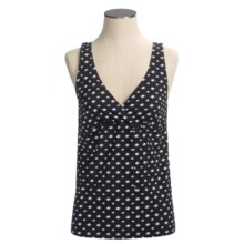Calida Black Pearl Tank Top - Jersey Stretch (For Women) in Black - Closeouts