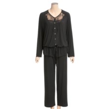 Calida Black Sea Lounge Set - 3-Piece, Micromodal® (For Women) in Black - Closeouts