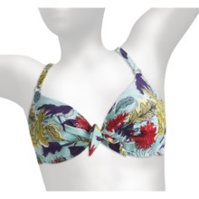 Calida Cassia Bikini Swimsuit Top - Adjustable Strap (For Women) in Sky Line - Closeouts