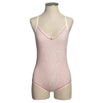 Calida Claremont Cotton Body Suit (For Women) in Tango