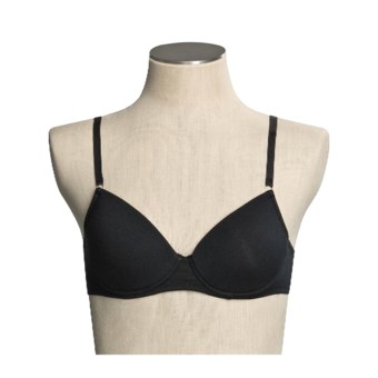 Calida Classic Cotton Underwire Bra (For Women) in Black
