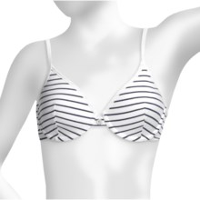 Calida Coastline Underwire Bra - Stretch Cotton Jersey (For Women) in 001 White - Closeouts
