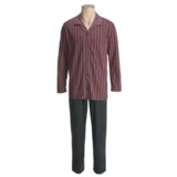 Calida Cotton Knit Pajamas - Long Sleeve (For Men)