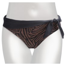 Calida Dune Sash Bikini Swimsuit Bottoms (For Women) in Black - Closeouts