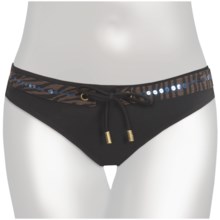 Calida Dune Swimsuit Bottoms (For Women) in Black/Brown Zebra - Closeouts