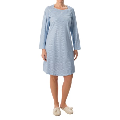 Calida Early Flower Nightgown Long Sleeve For Women