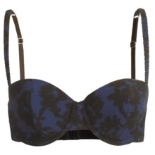 Calida Escape Stretch Woven Bra - Underwire (For Women) in Black Iris - Closeouts