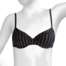 Calida Etude Fashion Cotton Jersey Bra - Underwire (For Women) in Black - Closeouts
