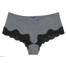 Calida Fashion Days Underwear - Boy-Cut Briefs (For Women) in Dark Moon Mele - Closeouts