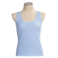 Calida French Riviera Tank Top - Stretch Cotton Jersey (For Women) in Powder Blue - Closeouts