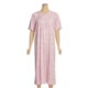 Calida Gathered Neck Nightgown - Interlock Cotton, Short  Sleeve (For Women)